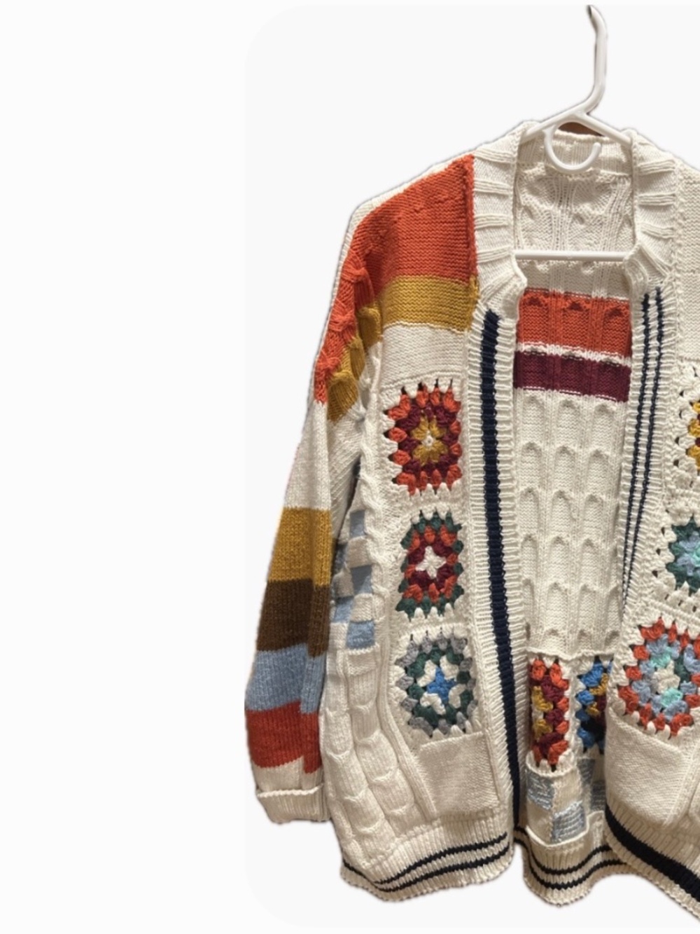 Bohemian Hand Made Patchwork Cardigan